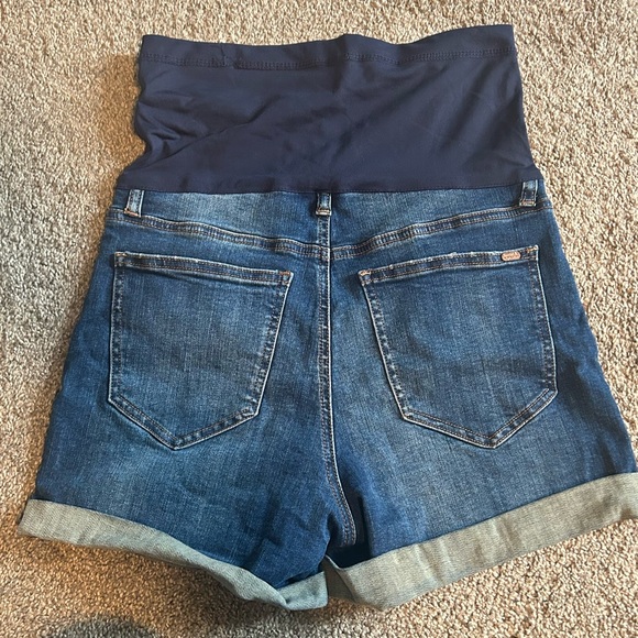 Denim Maternity Shorts Size M - Picture 3 of 5